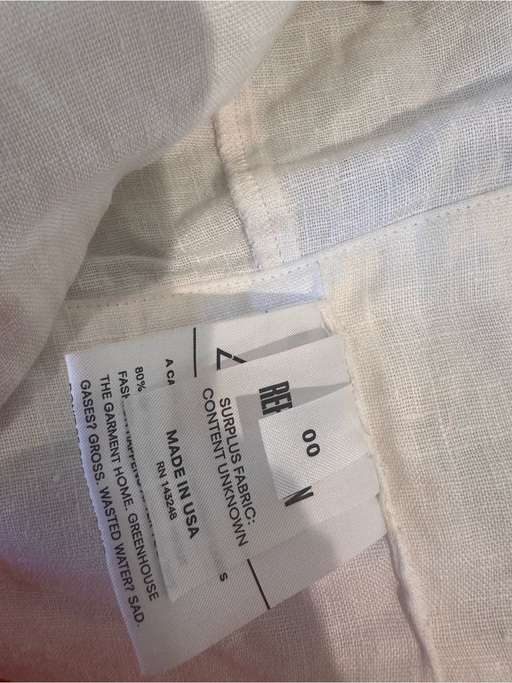 Reformation Cream Linen Set - Picture 6 of 12